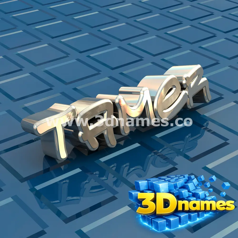 tamer in Blue Bling style - 3D name wallpaper