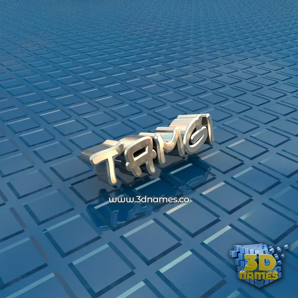 tamgi in Blue Bling style - 3D name wallpaper