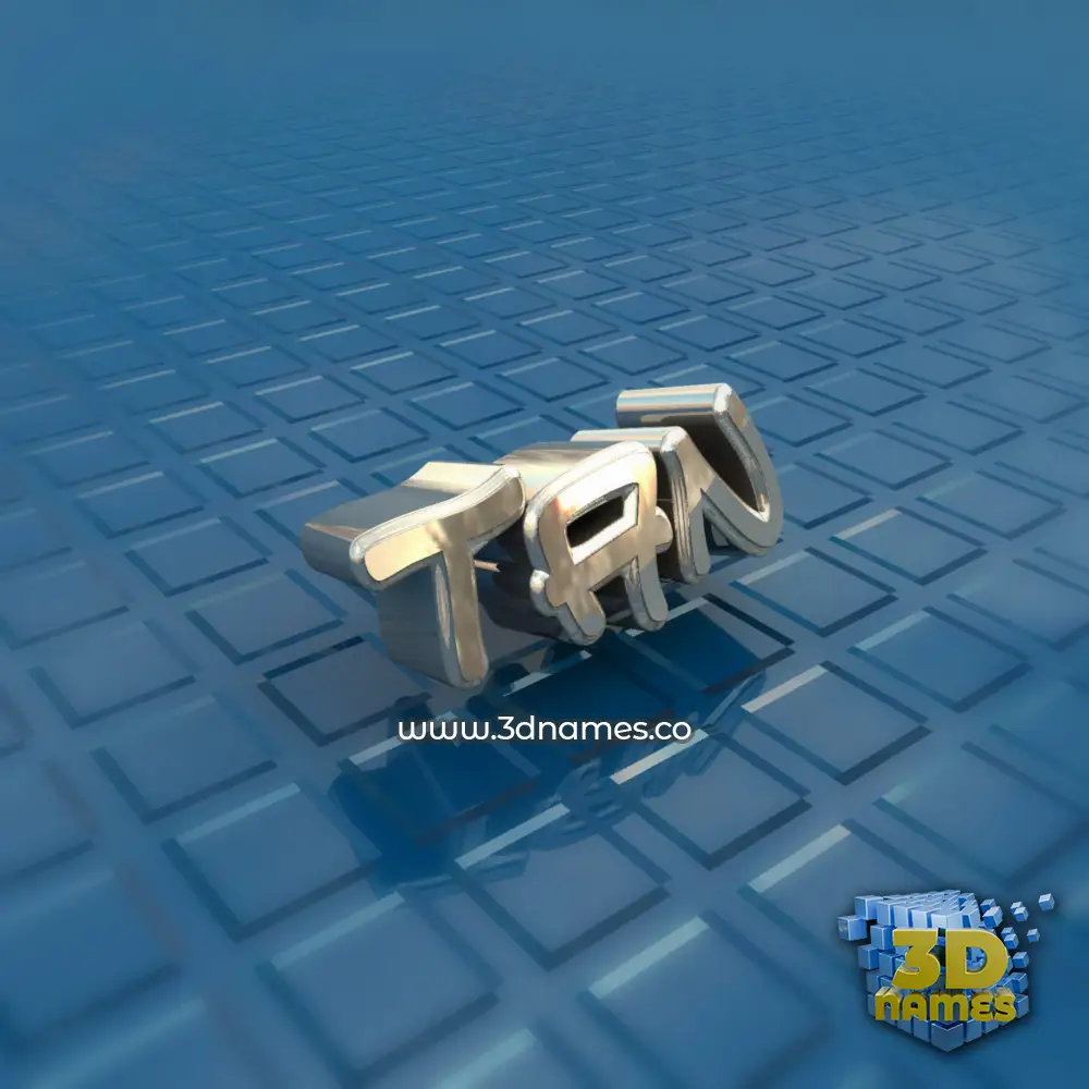 tan in Blue Bling style - 3D name wallpaper