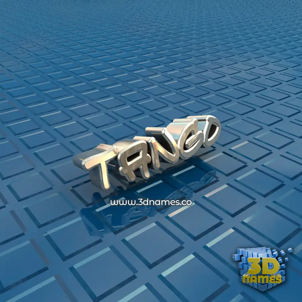 tango in Blue Bling style - 3D name wallpaper
