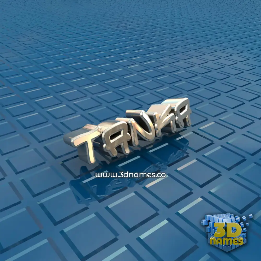 tanka in Blue Bling style - 3D name wallpaper