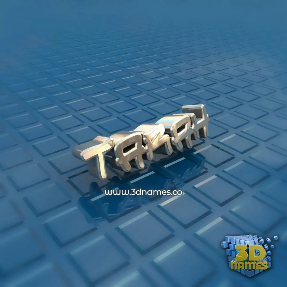 tarah in Blue Bling style - 3D name wallpaper