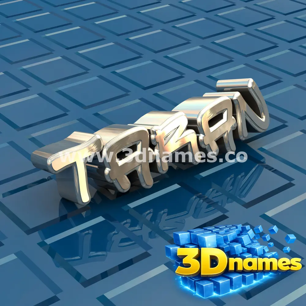 taran in Blue Bling style - 3D name wallpaper