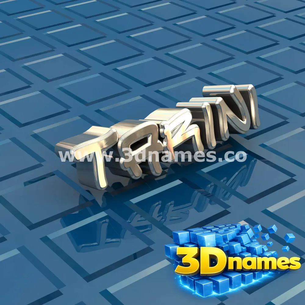tarini in Blue Bling style - 3D name wallpaper
