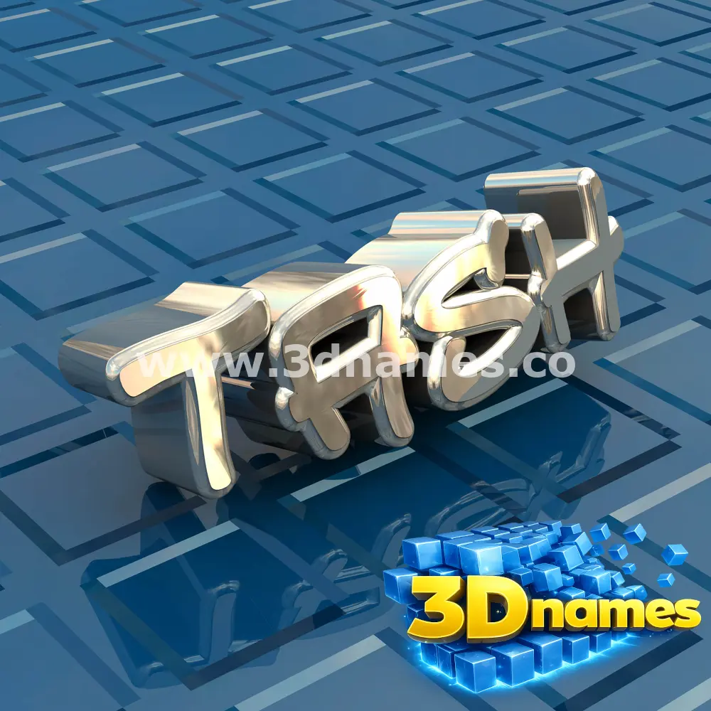 tash in Blue Bling style - 3D name wallpaper