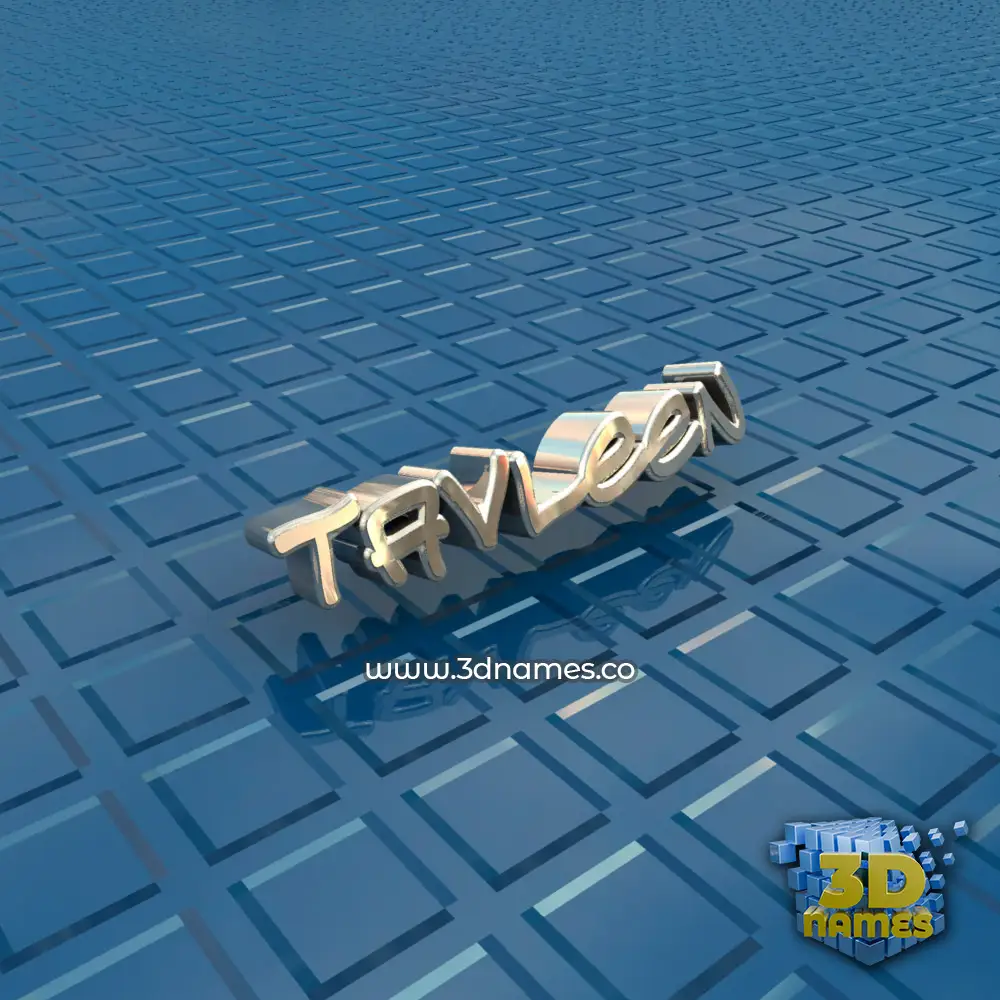 tavleen in Blue Bling style - 3D name wallpaper