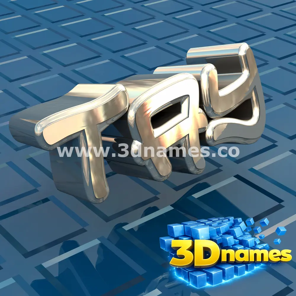 tay in Blue Bling style - 3D name wallpaper