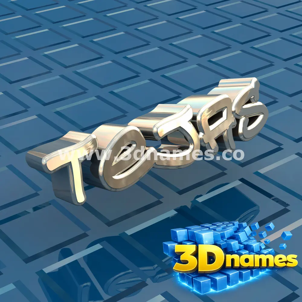 tejas in Blue Bling style - 3D name wallpaper