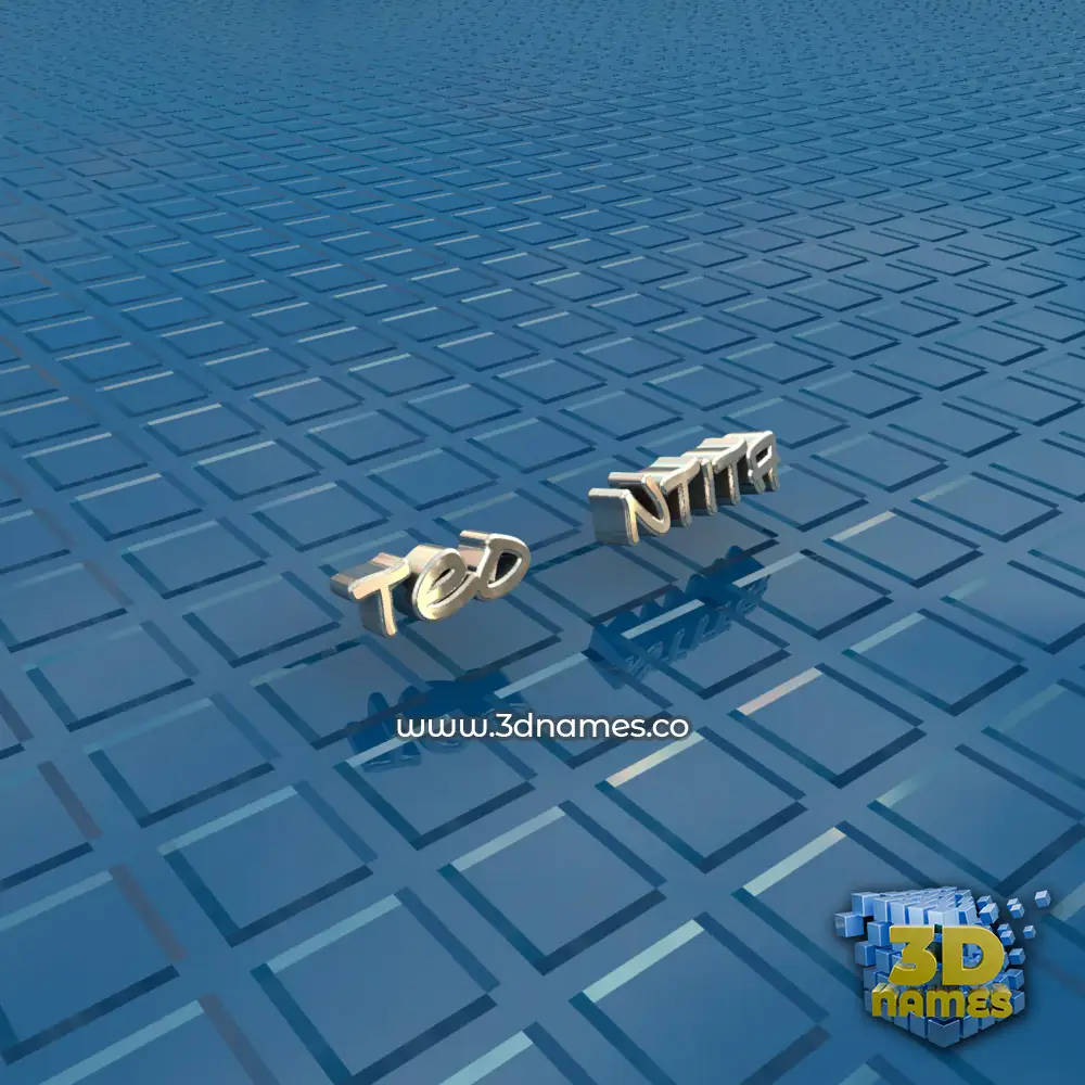 teo   ntita in Blue Bling style - 3D name wallpaper