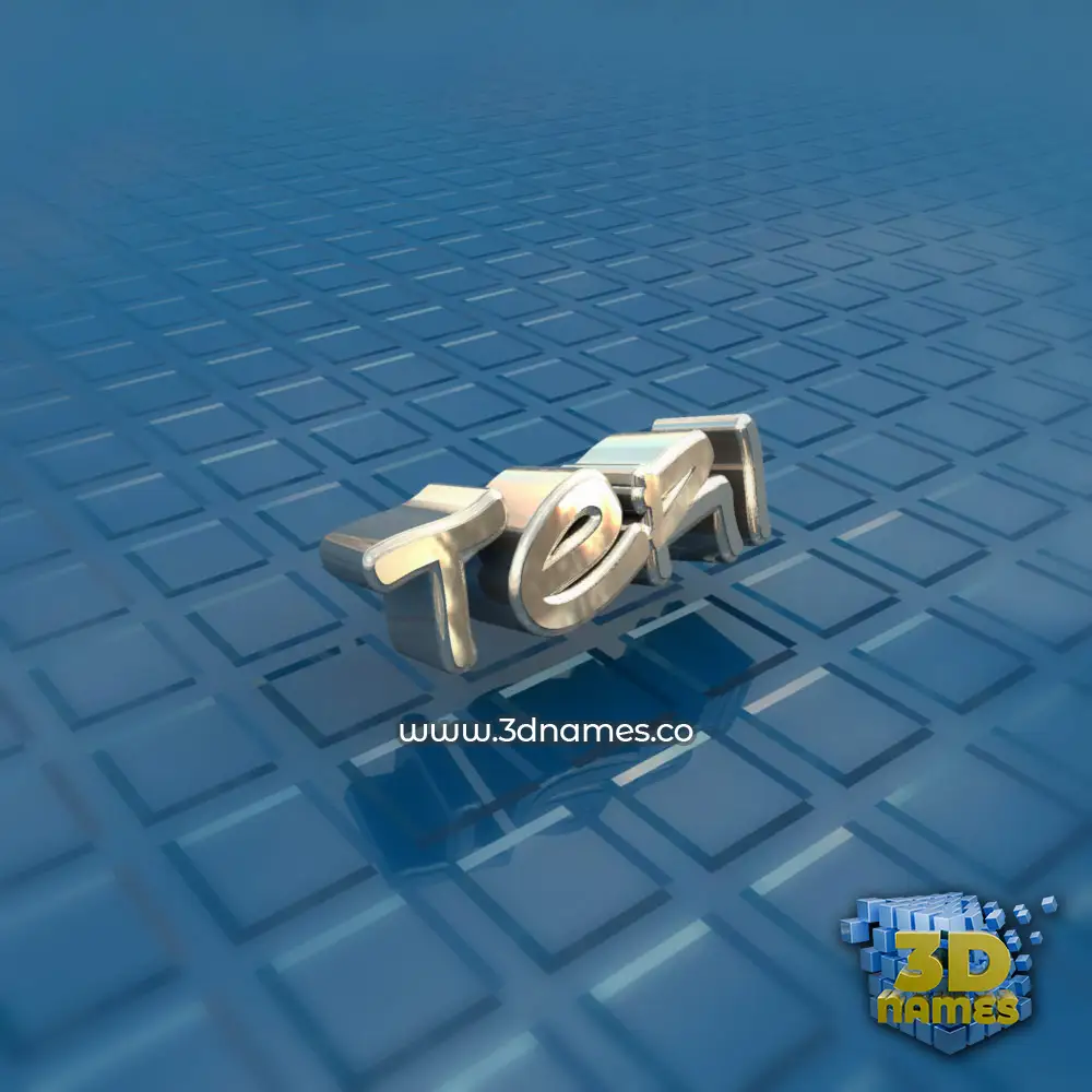 teri in Blue Bling style - 3D name wallpaper