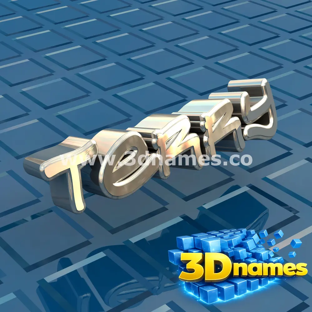 terry in Blue Bling style - 3D name wallpaper