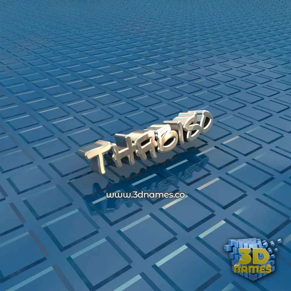 thabiso in Blue Bling style - 3D name wallpaper