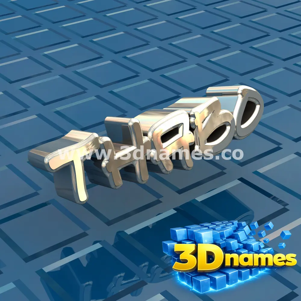 thabo in Blue Bling style - 3D name wallpaper