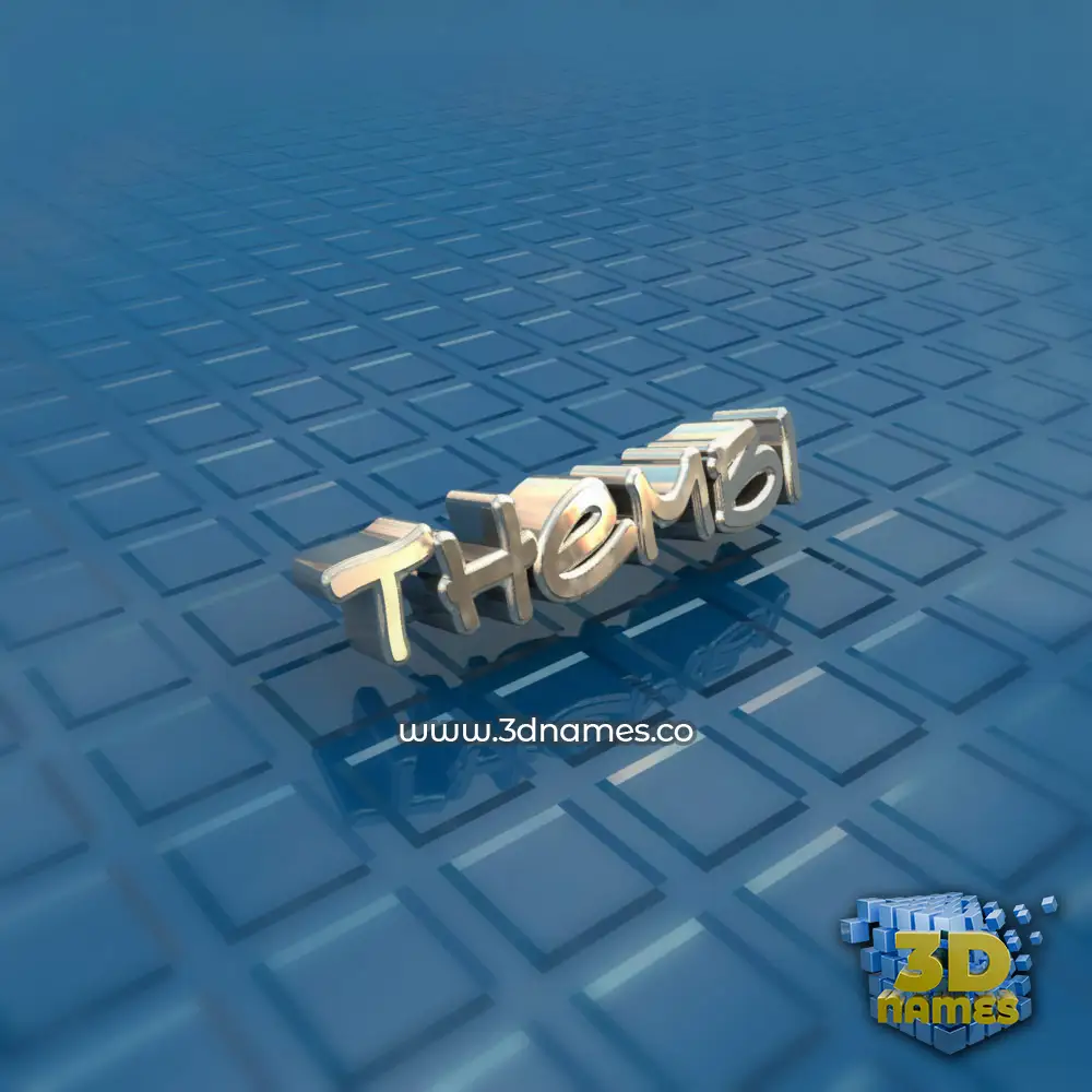 thembi in Blue Bling style - 3D name wallpaper