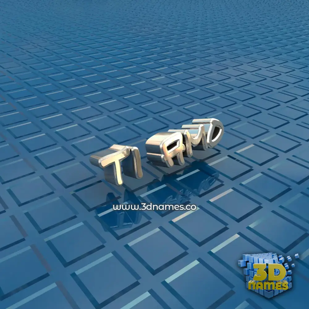 ti amo in Blue Bling style - 3D name wallpaper