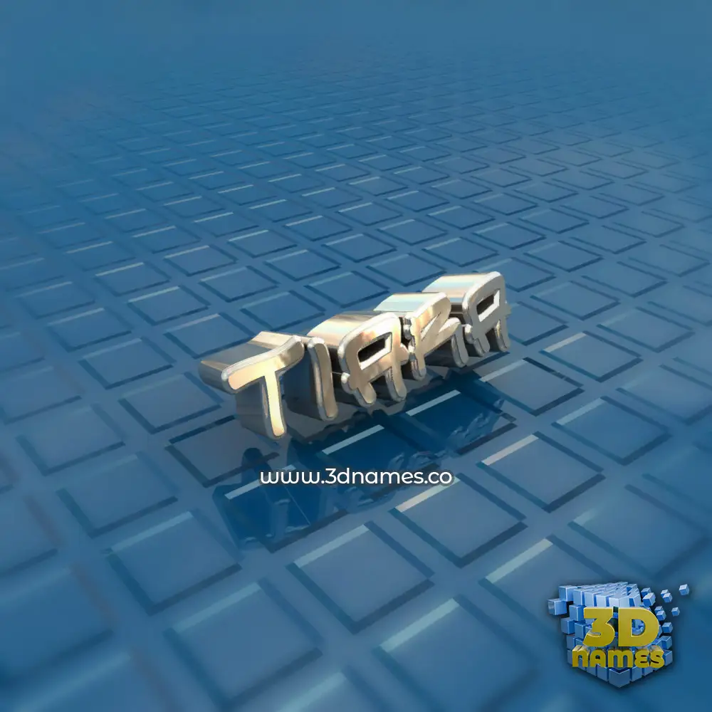 tiara in Blue Bling style - 3D name wallpaper