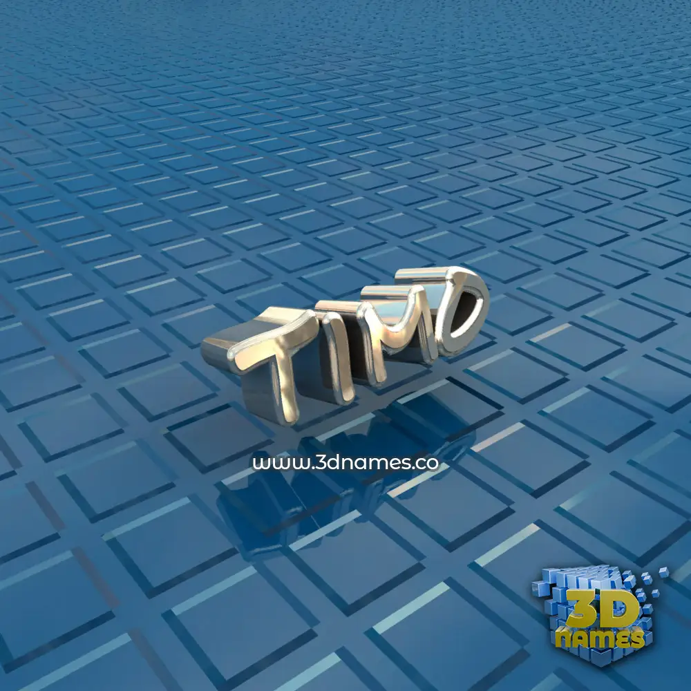 timo in Blue Bling style - 3D name wallpaper