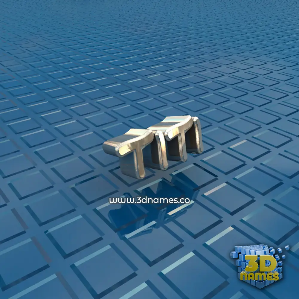 titi in Blue Bling style - 3D name wallpaper