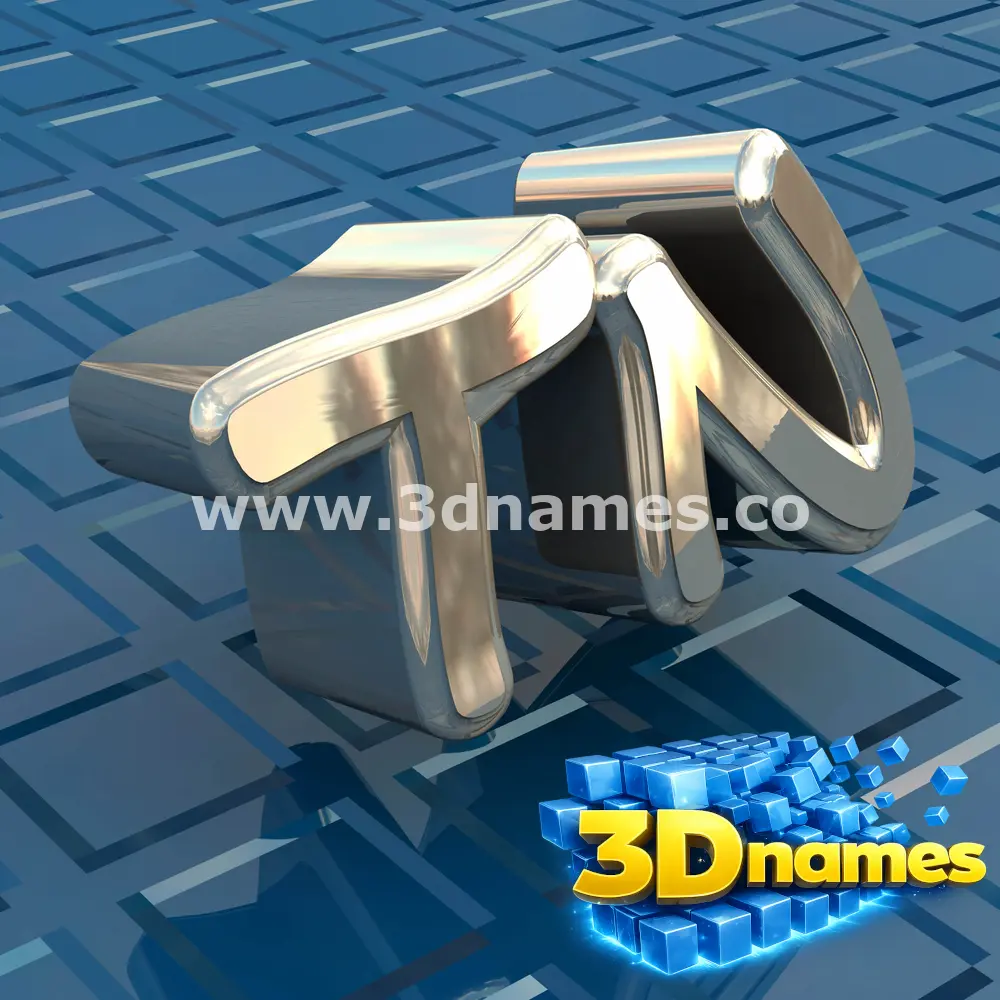 tn in Blue Bling style - 3D name wallpaper