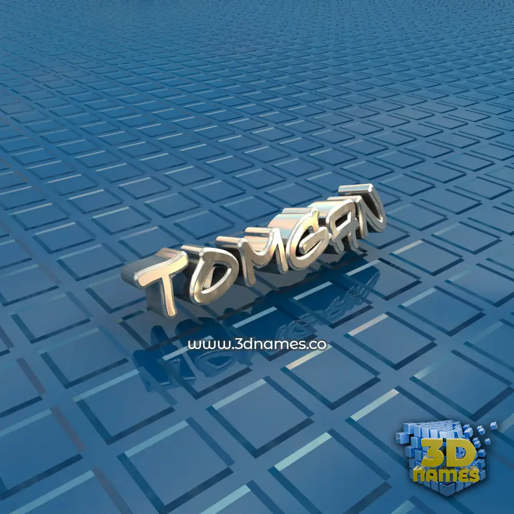 tomgan in Blue Bling style - 3D name wallpaper