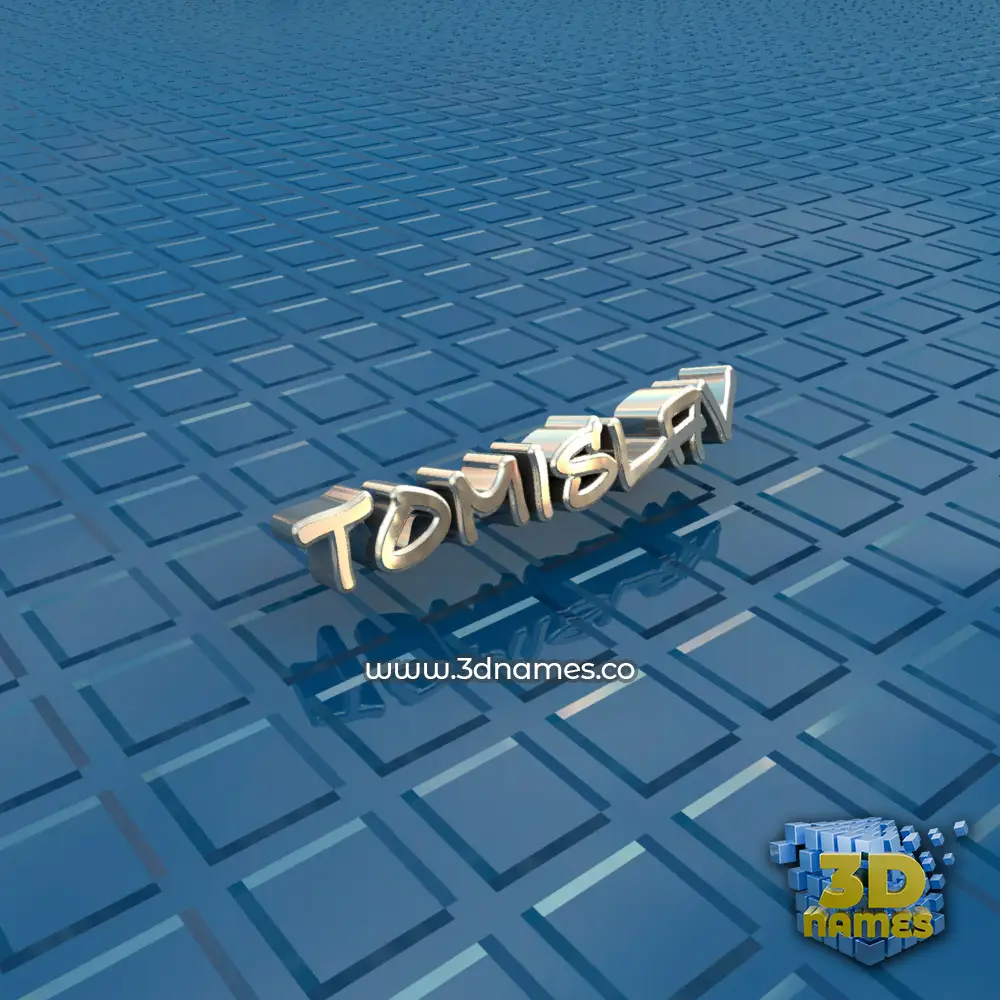 tomislav in Blue Bling style - 3D name wallpaper