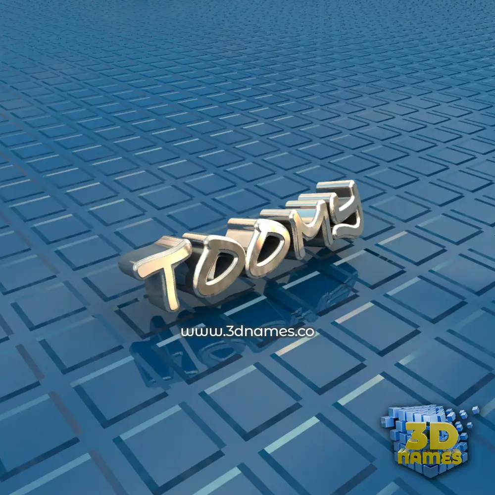toomy in Blue Bling style - 3D name wallpaper