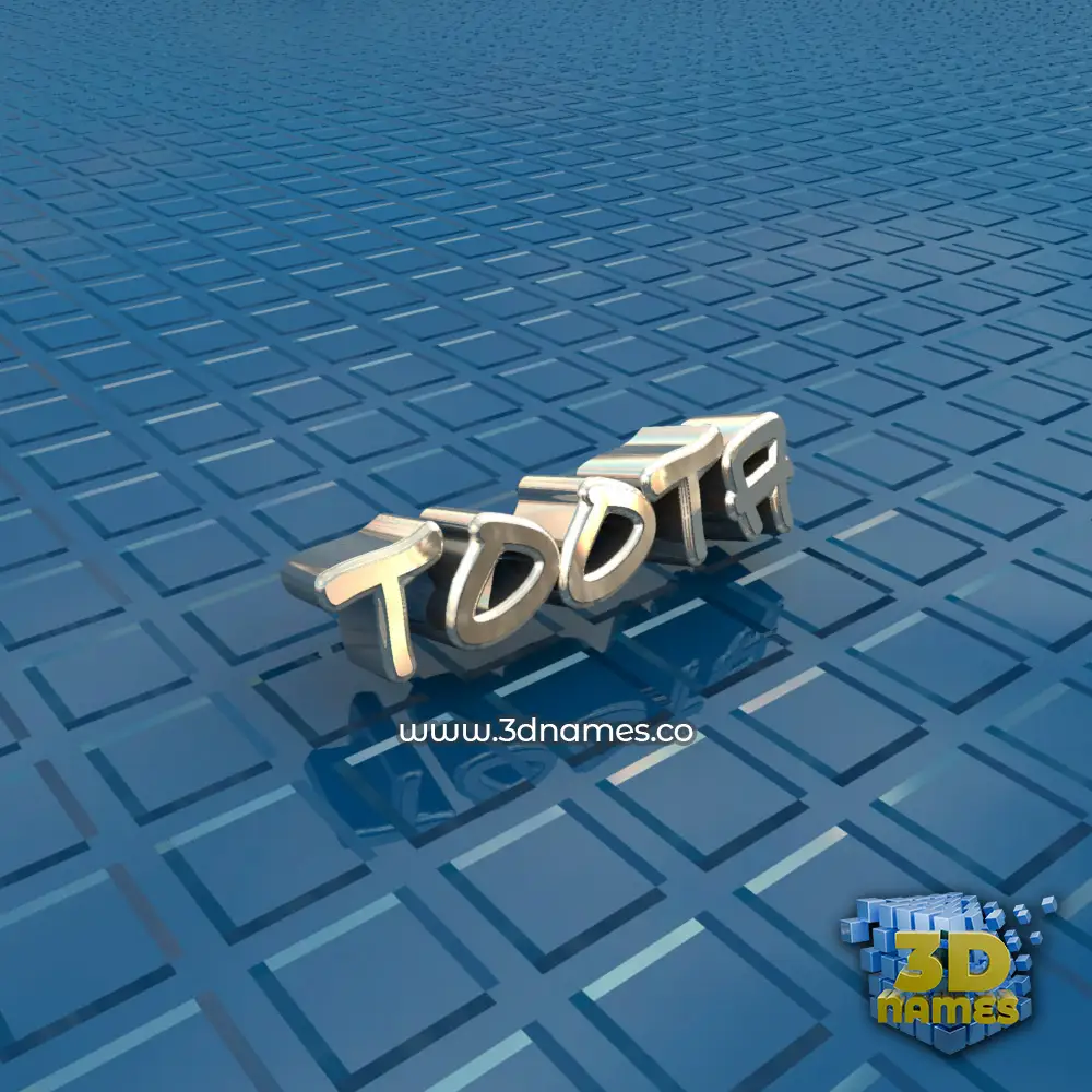 toota in Blue Bling style - 3D name wallpaper