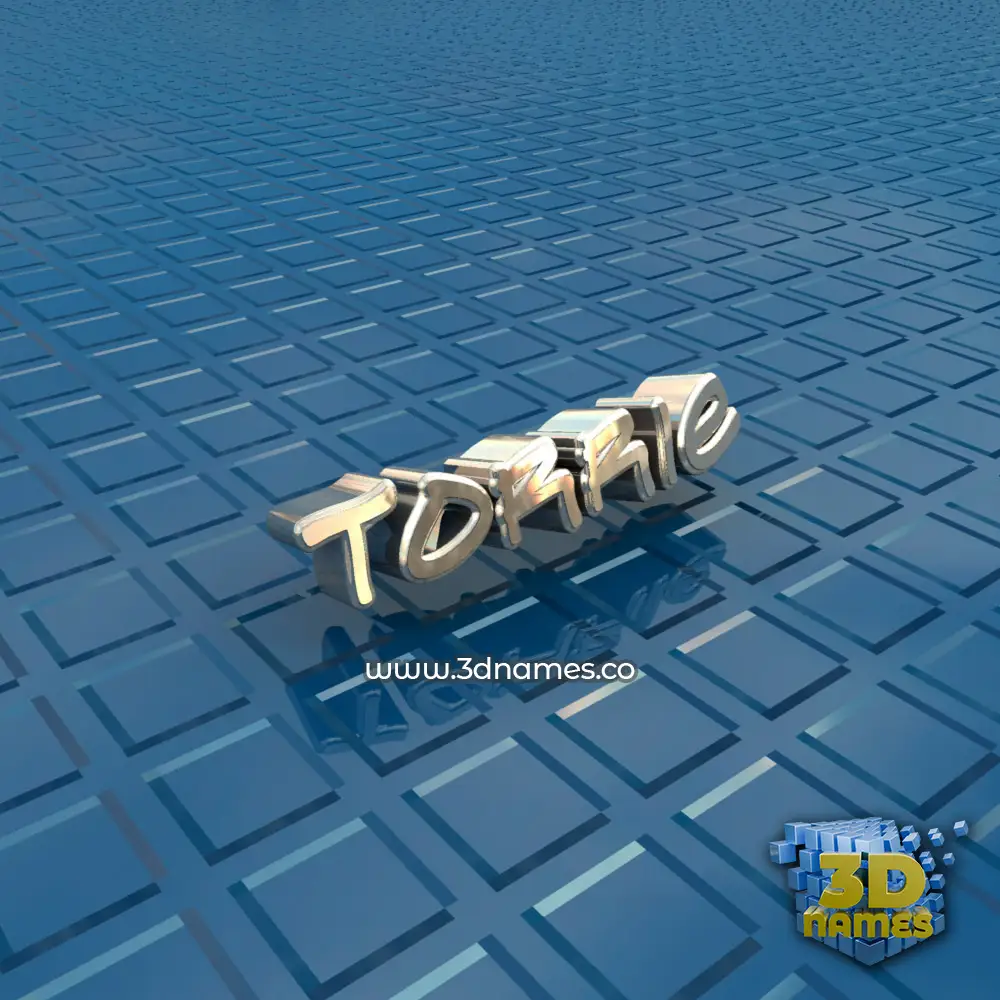 torrie in Blue Bling style - 3D name wallpaper