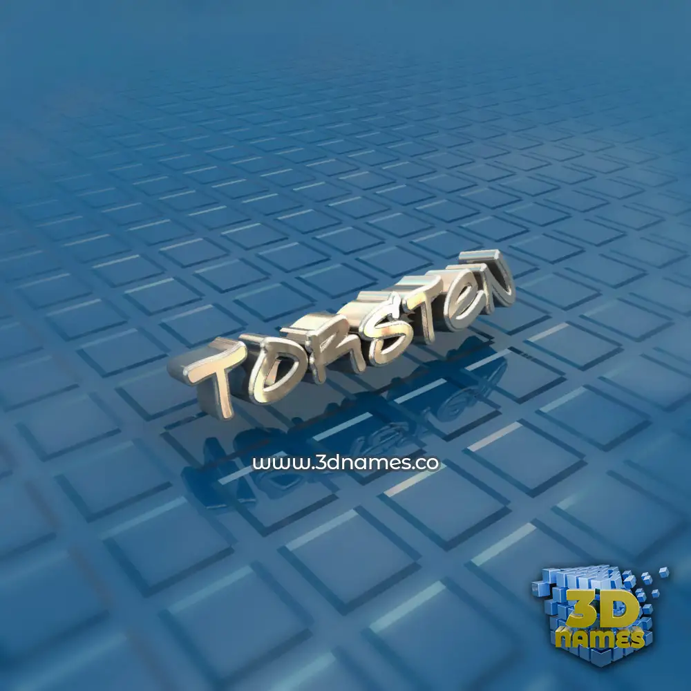 torsten in Blue Bling style - 3D name wallpaper