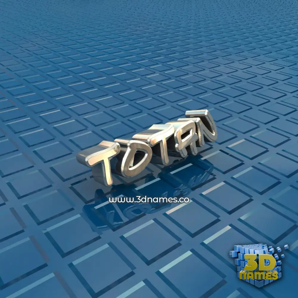 totan in Blue Bling style - 3D name wallpaper