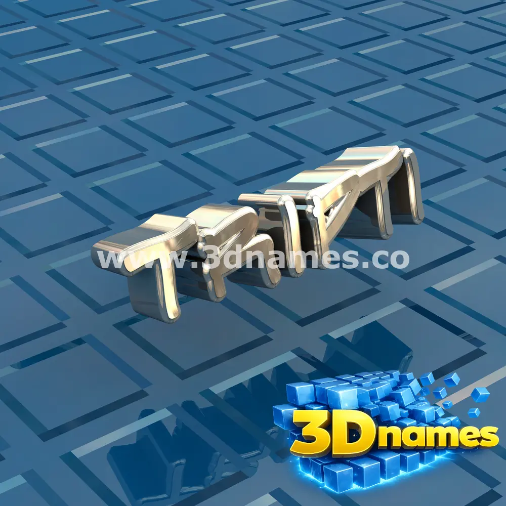 tripti in Blue Bling style - 3D name wallpaper