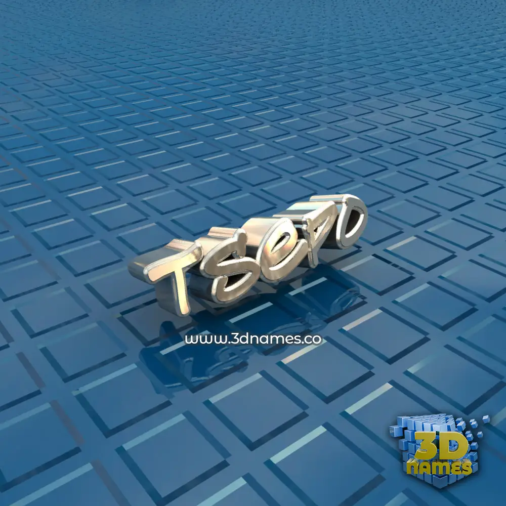 tsepo in Blue Bling style - 3D name wallpaper