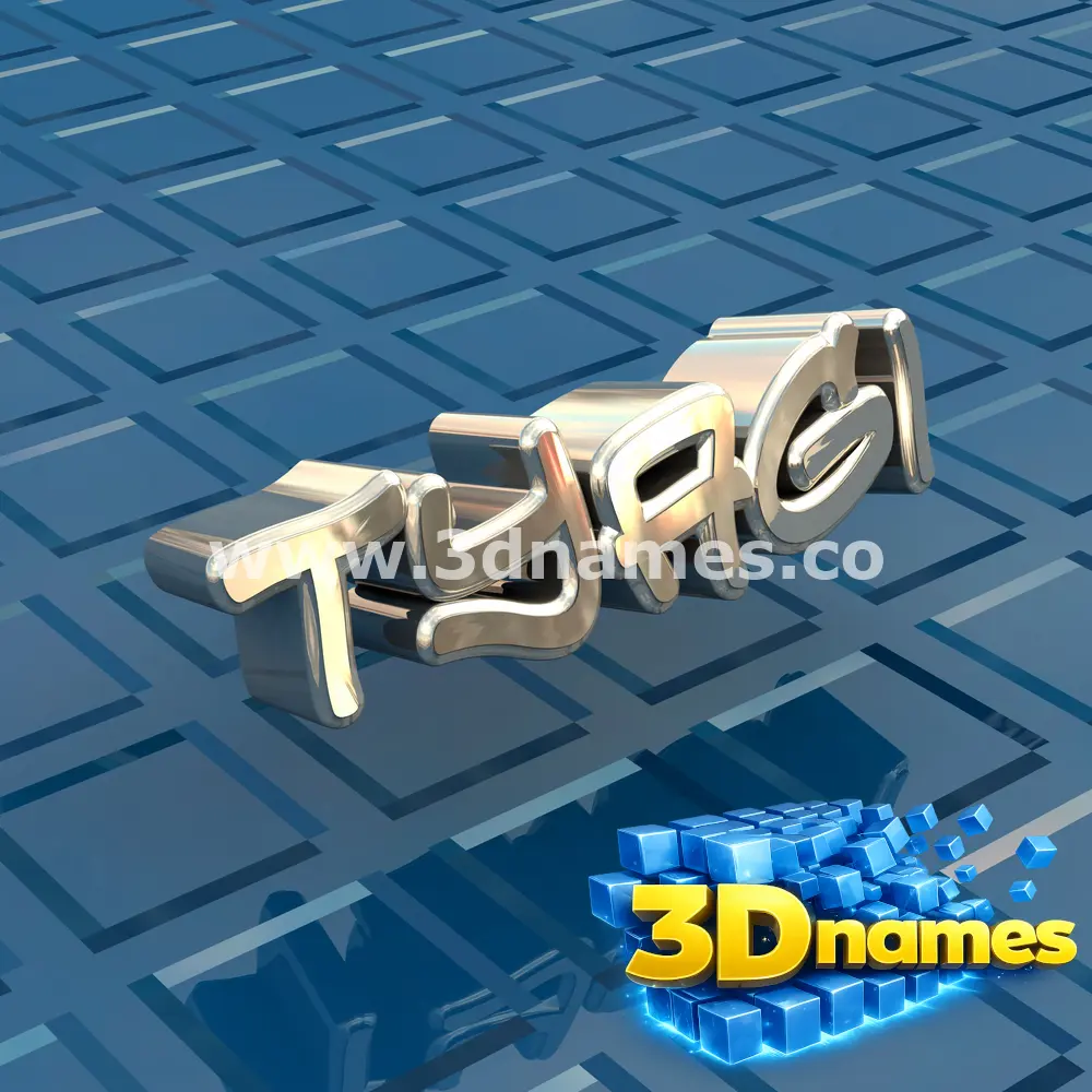 tyagi in Blue Bling style - 3D name wallpaper
