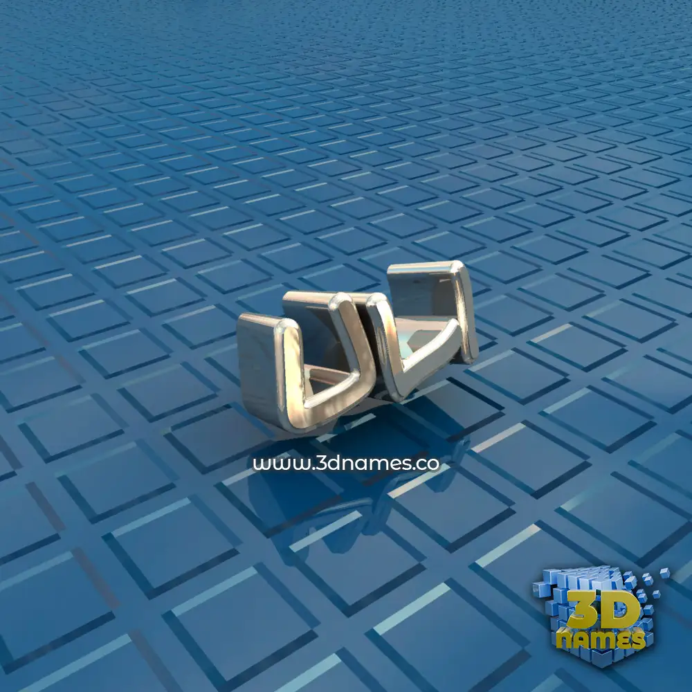 uli in Blue Bling style - 3D name wallpaper