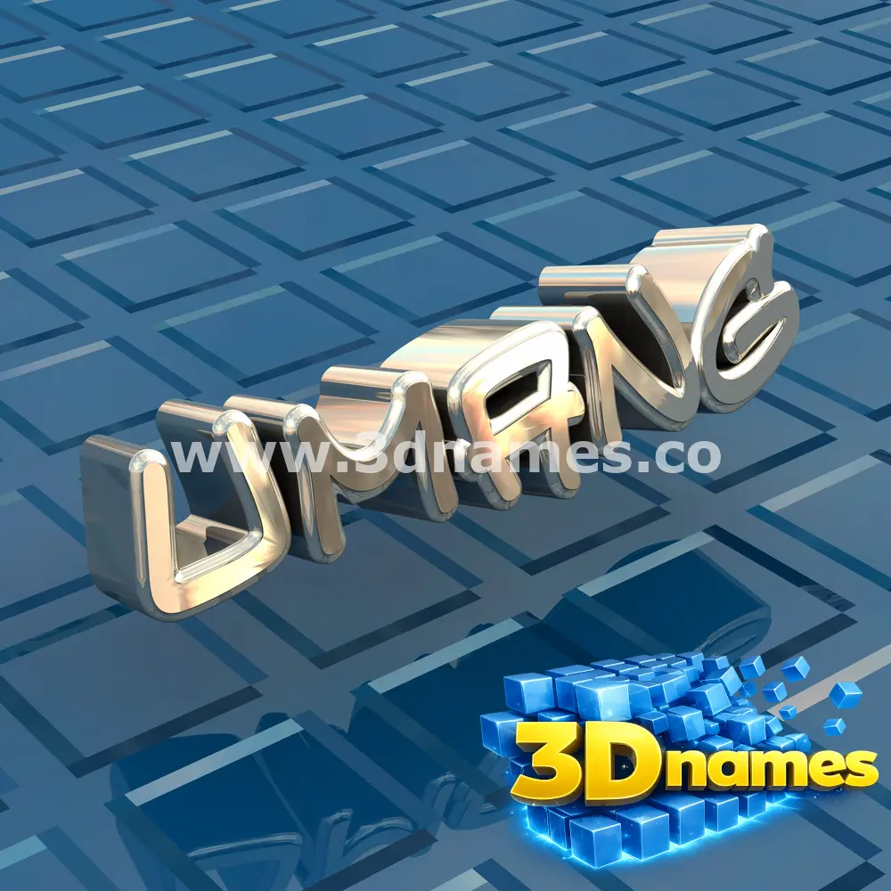 umang in Blue Bling style - 3D name wallpaper