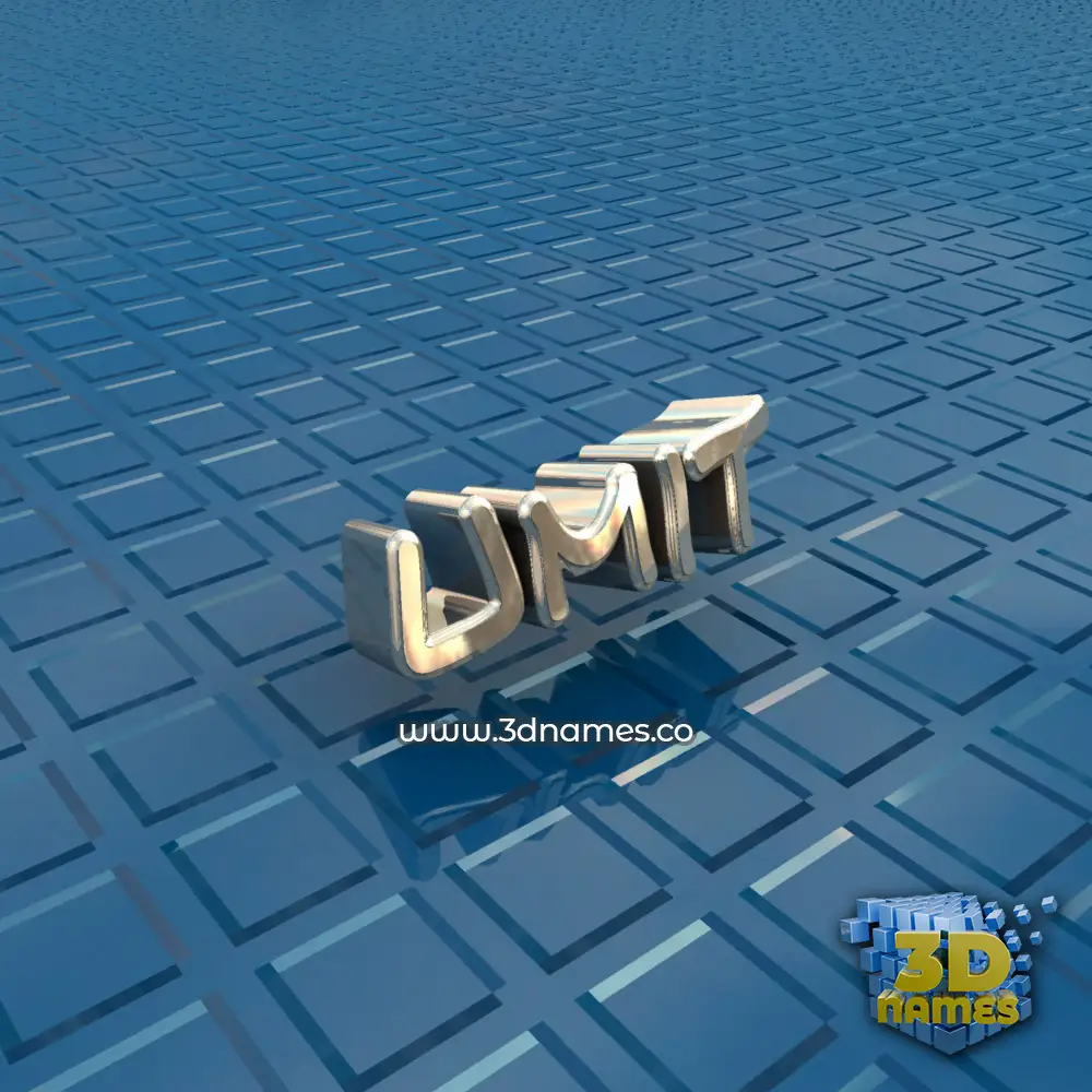 umit in Blue Bling style - 3D name wallpaper