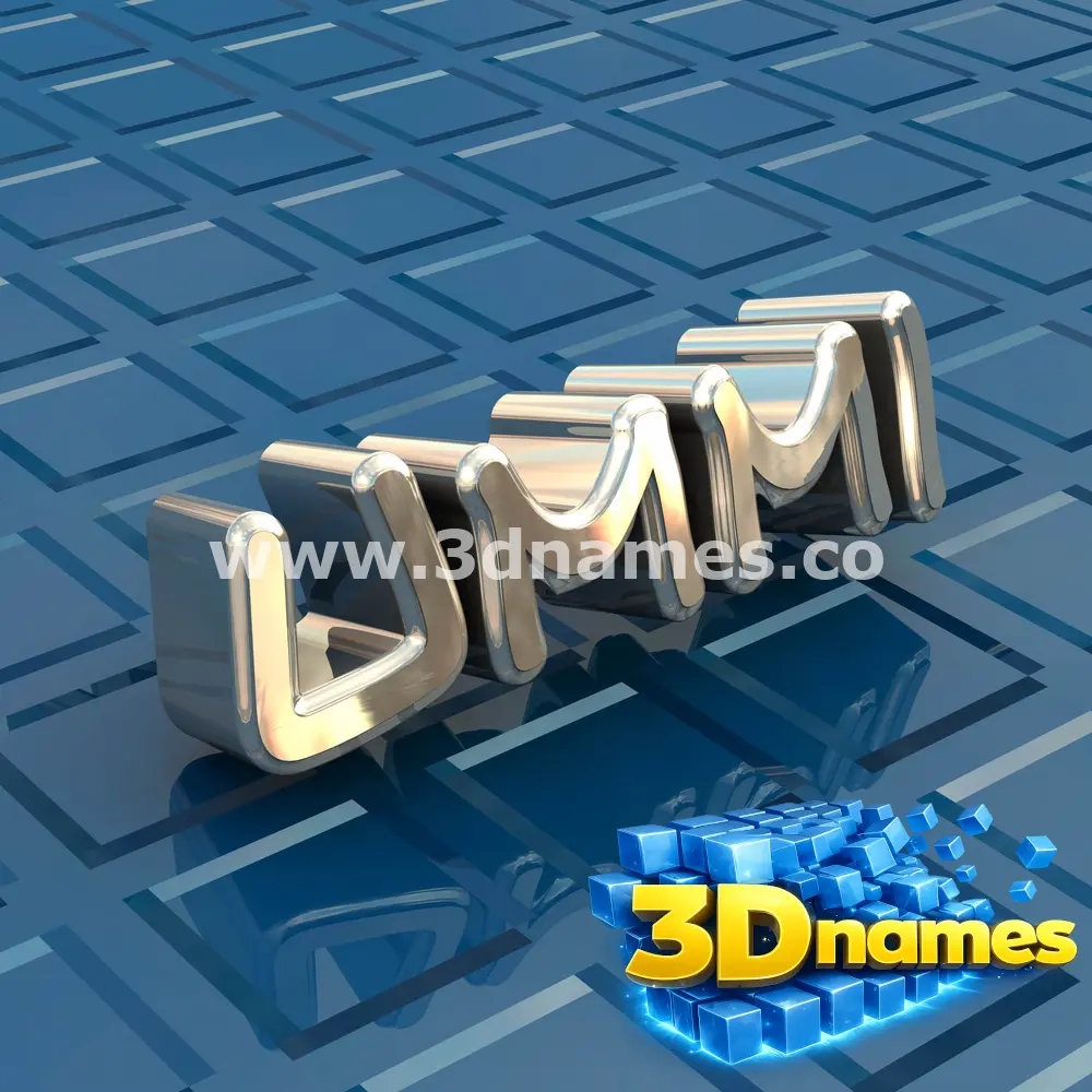 ummi in Blue Bling style - 3D name wallpaper