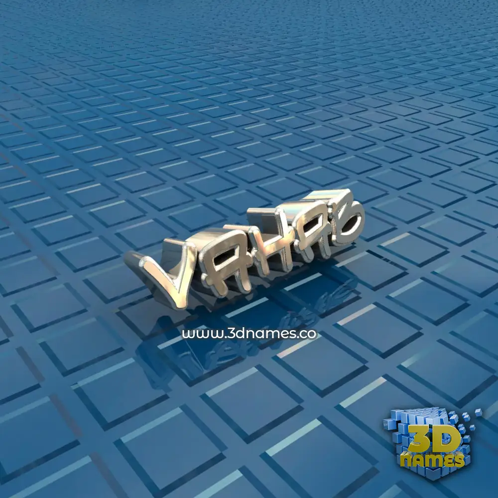 vahab in Blue Bling style - 3D name wallpaper
