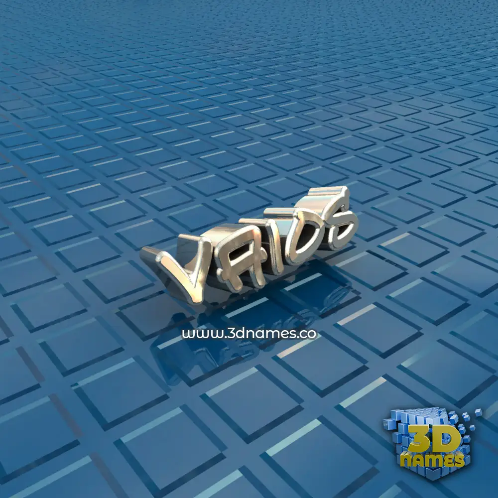 vaios in Blue Bling style - 3D name wallpaper