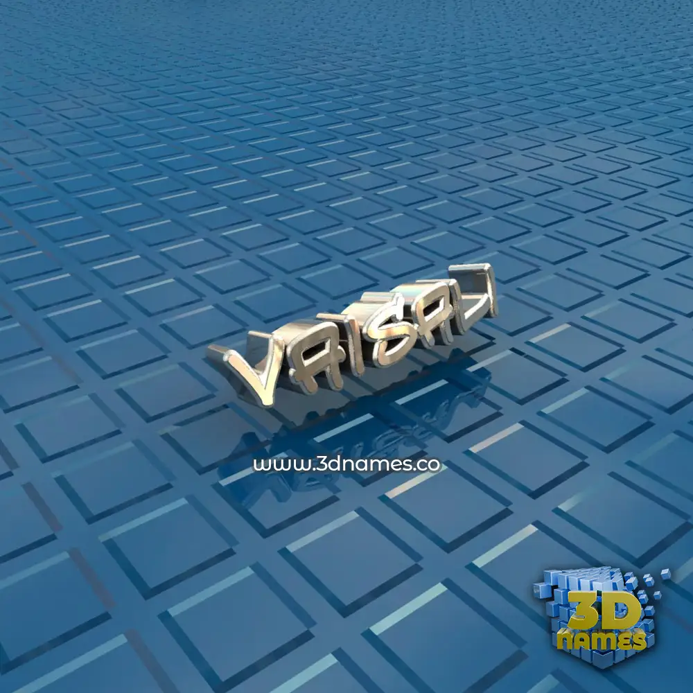 vaisali in Blue Bling style - 3D name wallpaper