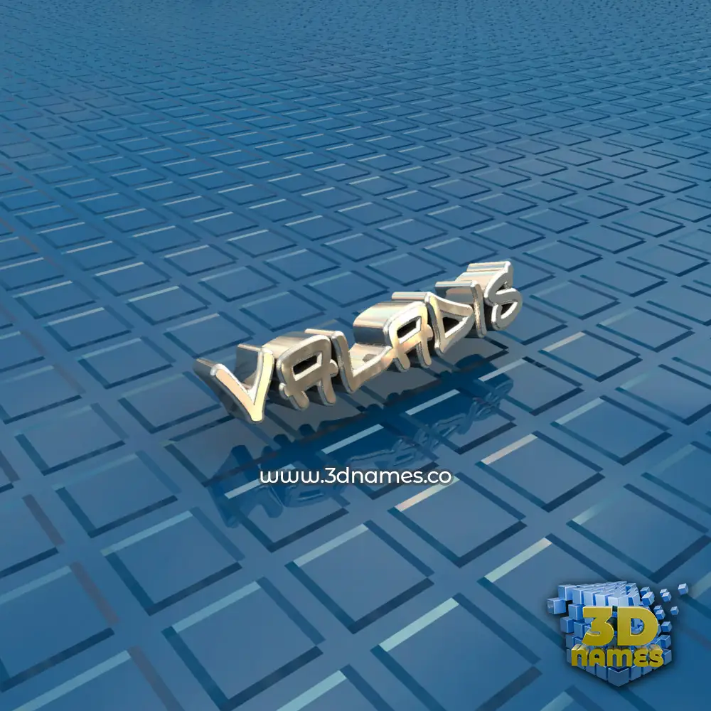 valadis in Blue Bling style - 3D name wallpaper