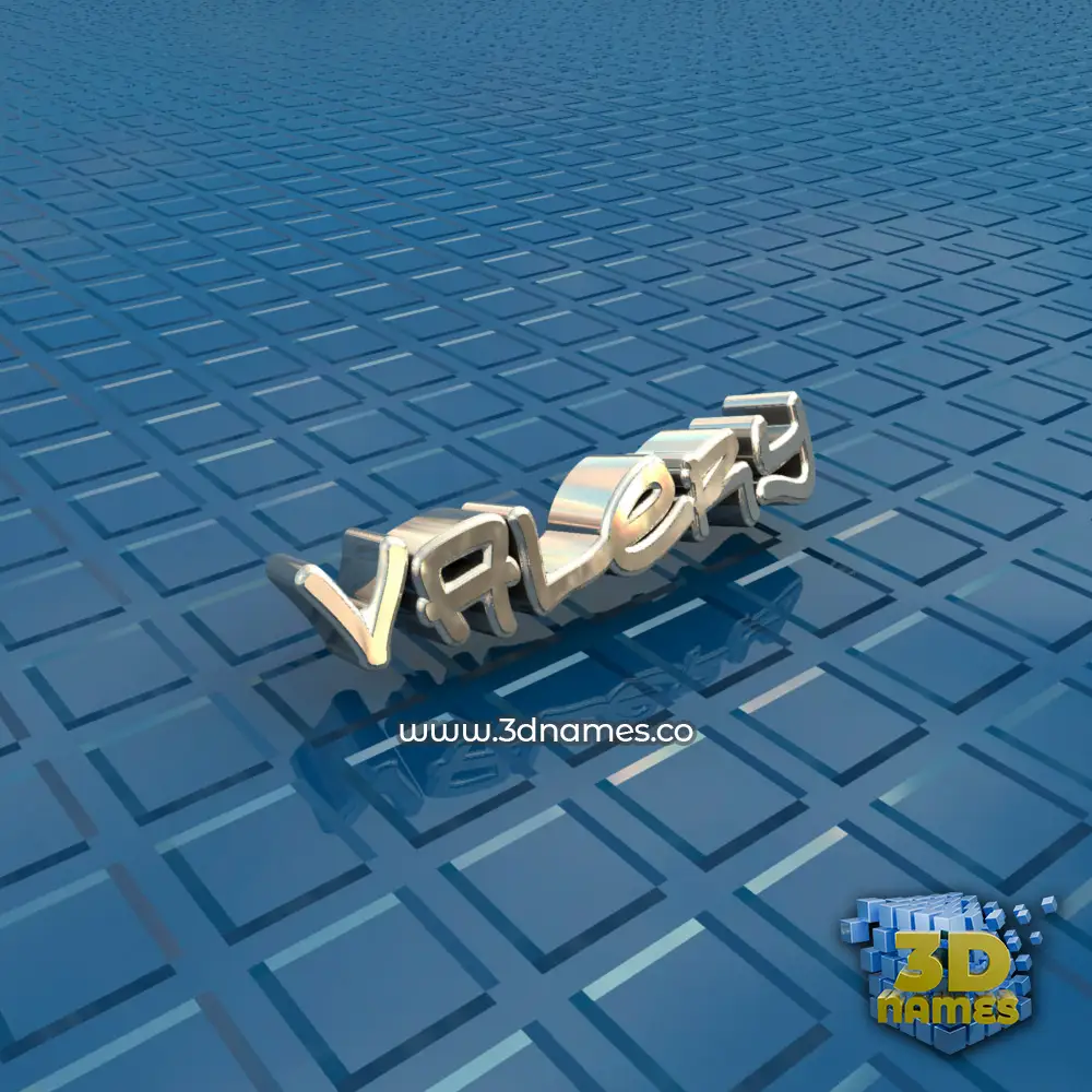 valery in Blue Bling style - 3D name wallpaper