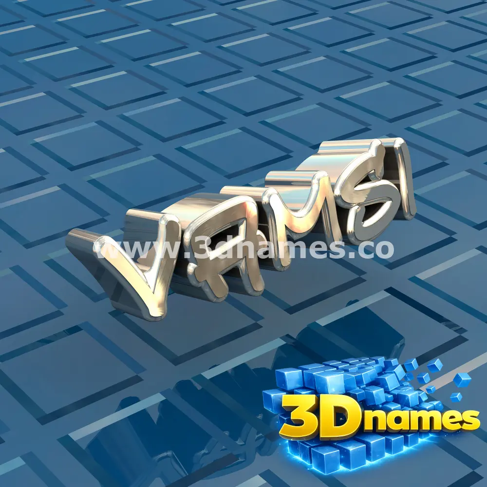 vamsi in Blue Bling style - 3D name wallpaper