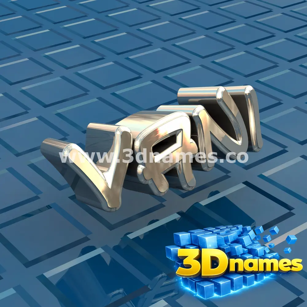 vani in Blue Bling style - 3D name wallpaper