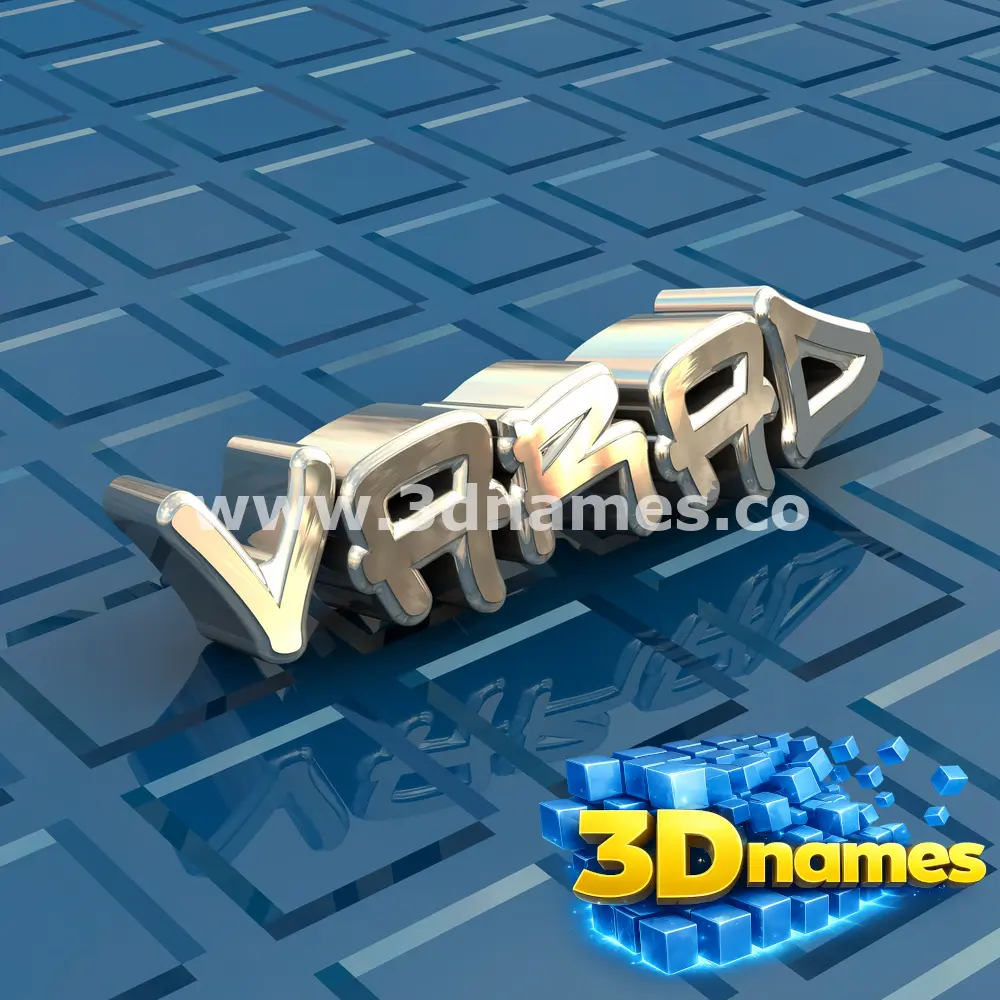 varad in Blue Bling style - 3D name wallpaper
