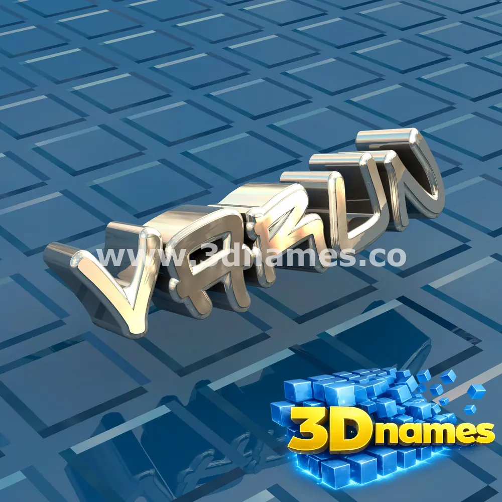varun in Blue Bling style - 3D name wallpaper