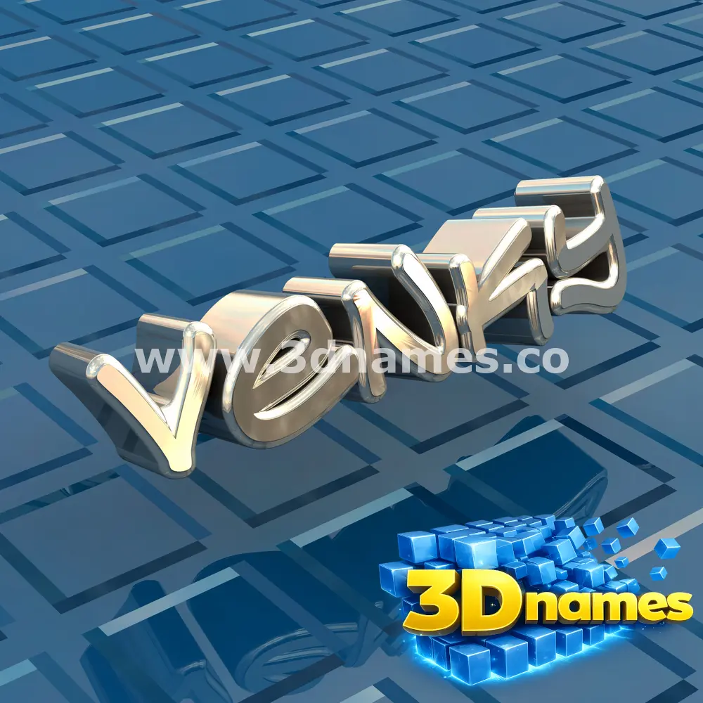 venky in Blue Bling style - 3D name wallpaper