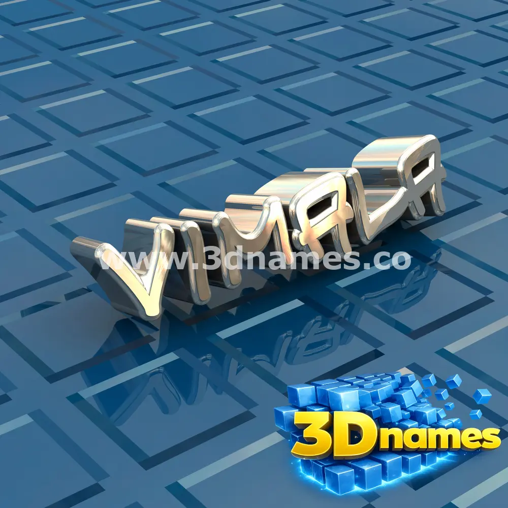 vimala in Blue Bling style - 3D name wallpaper