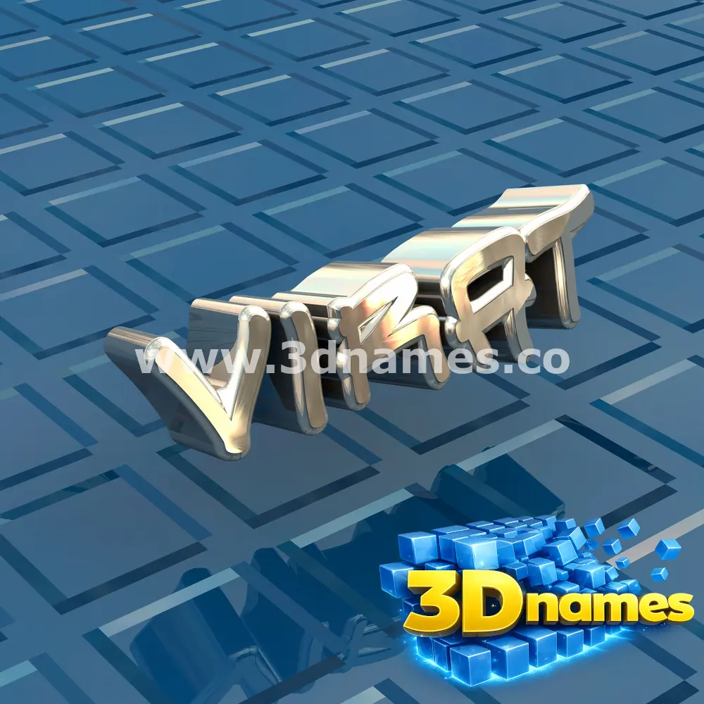 virat in Blue Bling style - 3D name wallpaper