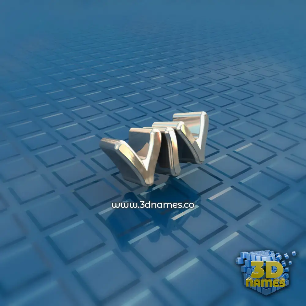 viv in Blue Bling style - 3D name wallpaper